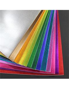 LAMINA GOMA EVA 40x60 METALIZ. ROJO 2