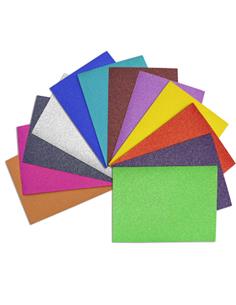 LAMINA GOMA EVA 40x60 GLITTER PLOMO 2