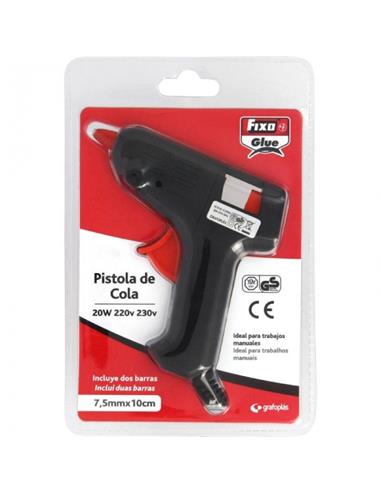 PISTOLA SILICONA 20W + 2 BARRAS 00058210