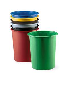 PAPELERA PLASTICO LISA 305 BURDEOS 2