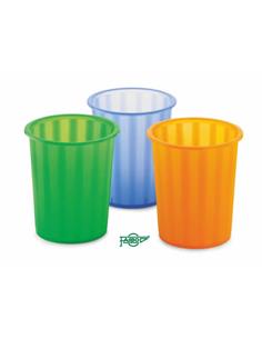 PAPELERA PLASTICO FAIBO 305TR TRANSL.