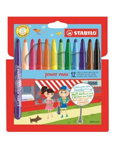 C/ROTULA.STABILO 12/C POWERMAX 980/12