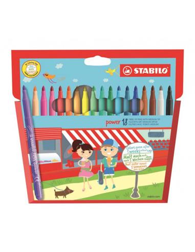 C/ROTULADOR STABILO 18/C POWER 280/18