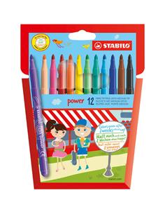 C/ROTULADOR STABILO 12/C POWER 280/12