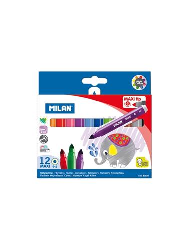 C/ ROTULADORES MILAN MAXI 12/C 80020