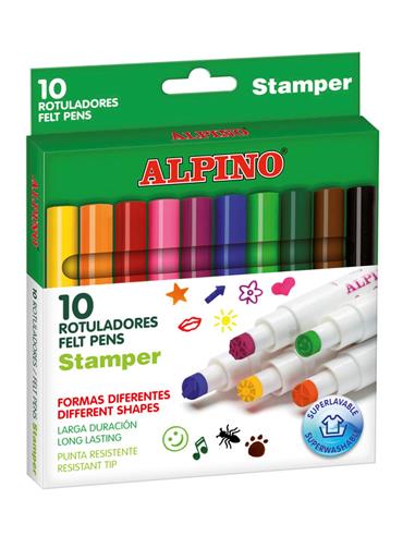 C/ROTULADOR ALPINO 10/C STAMPER