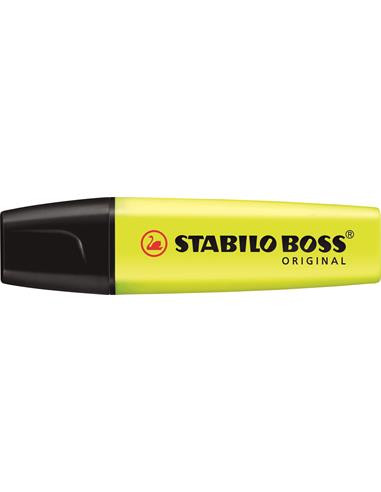 ROTULADOR FLUOR STABILO BOSS AMARILLO