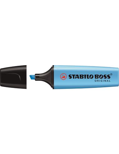 ROTULADOR FLUOR STABILO BOSS AZUL