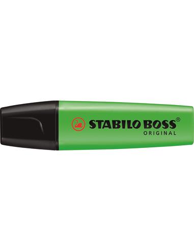 ROTULADOR FLUOR STABILO BOSS VERDE