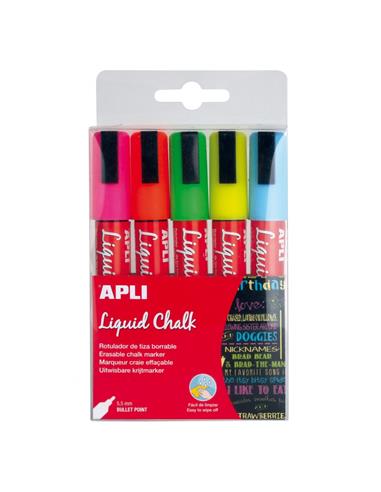 ROTULADOR TIZA APLI LIQUID 5/U 13959