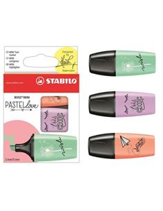 EST. 3 ROT. STABILO BOSS MINI PASTEL 07/03-57