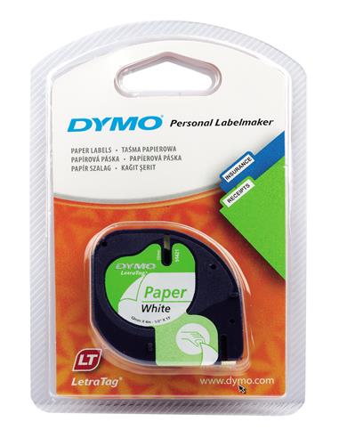 CINTA LETRATAG PAPEL BLANCO 91200