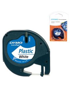 CINTA LETRATAG PLAST. BLANCO 91201