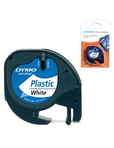 CINTA LETRATAG PLAST. BLANCO 91201