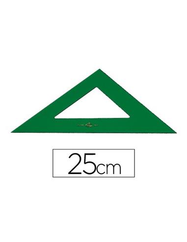 ESCUADRA TECNICA FABER 25CM.VERDE