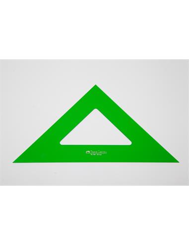 ESCUADRA TECNICA FABER 28CM.VERDE