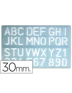 PLANTILLA LETRAS 30 MM. R-1600 COD.25828