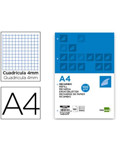 RECAMBIO 100-H A4 100 GR. LIDER CUADROS