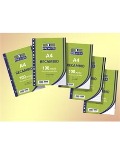 RECAMBIO 100H A4 90 GR PAUTA C518-A4-90
