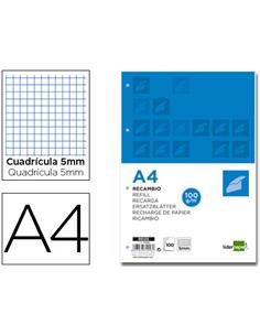 RECAMBIO LIDER A4 100 GR. COLORES 72246