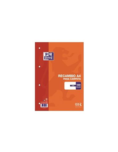 RECAMBIO OXFORD A4 100H 90GRS. LISO