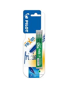 PACK 3 RECAMBIOS PILOT FRIXION VERDE 2