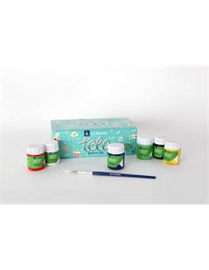 SET 6 BOTES LA PAJARITA TELA 119494