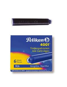 C/CARTUCHOS PLUMA PELIKAN AZUL