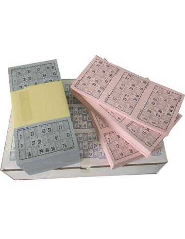 SERIE 900 CARTONES BINGO TROQUELADO