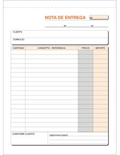 TALONARIO 4º N. ENTREGA TRIPLICADO T-92