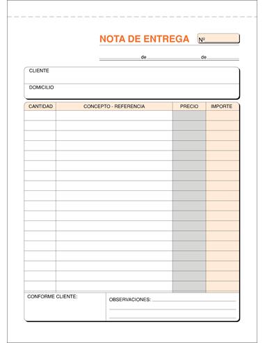 TALONARIO 4º N. ENTREGA TRIPLICADO T-92