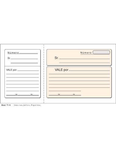 TALONARIO VALES OCTAVO T-14