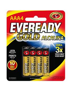 PILA EVEREADY AAA LR03 ALKALINE BL.4