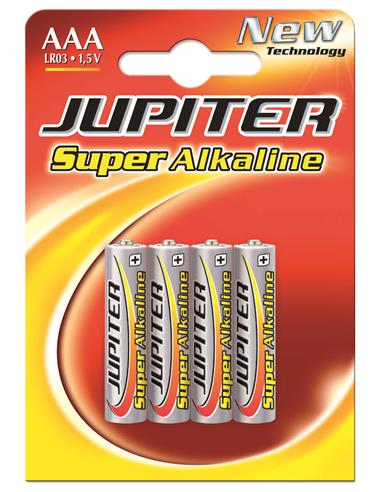 PILA JUPITER ALCALINA BL4 (AAA/LR03)