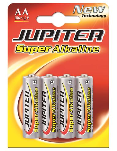PILA JUPITER ALCALINA BL4 (AA/LR06)