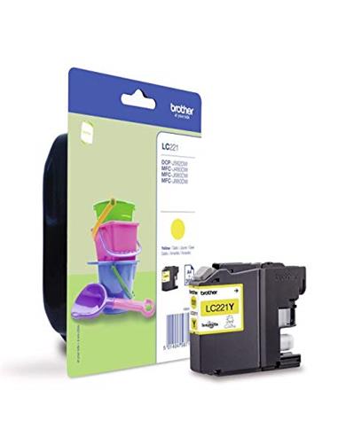 CARTUCHO BROTHER LC-221 AMARILLO