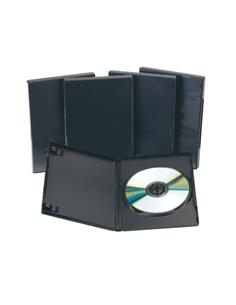 PACK 5 CAJAS DVD CONNECT KF02211 INTERIOR NEGRO