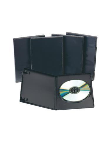 PACK 5 CAJAS DVD CONNECT KF02211 INTERIOR NEGRO