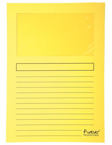 SUBCARPETA A4 C/VENTANA AMAR. 50259E