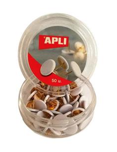 C/ CHINCHETAS 50U BLANCO 11727 APLI