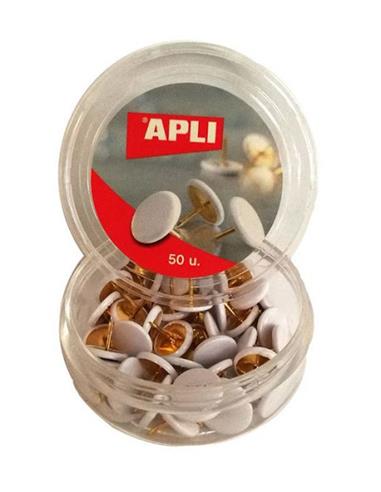 C/ CHINCHETAS 50U BLANCO 11727 APLI