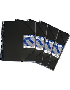 CARPETA 50/F MAXIPLAS NEGRA 39823010