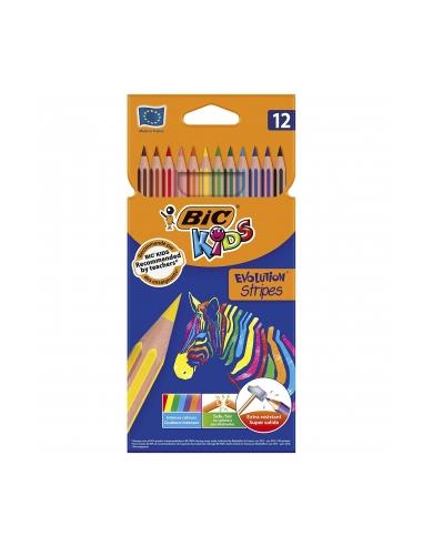 LAPICEROS BIC KIDS EVOLUTION 12 COL.