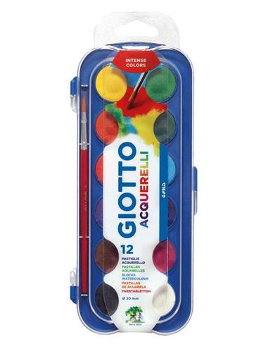 ACUARELAS GIOTTO 12/COLORES 3310