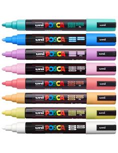 ROTULADOR UNI POSCA PC-5M AMAR. SOL 2