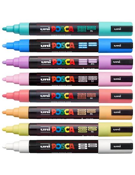 ROTULADOR UNI POSCA PC-5M AMAR. SOL