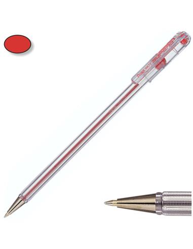 BOLIGRAFO PENTEL CRISTAL BK77 ROJO