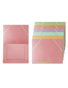 CARPETA SOLAPA POLIP. A4 PASTEL 326623