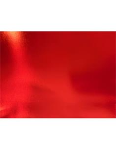 CARTULINA METALIZADA 50x65 ROJO