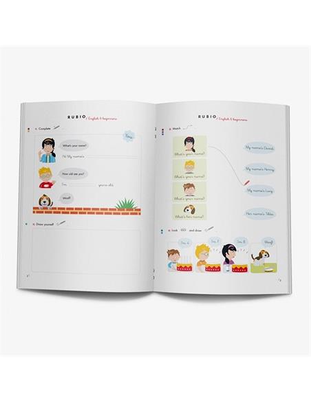 CUADERNO RUBIO INGLES 6 YEARS BEGINNERS